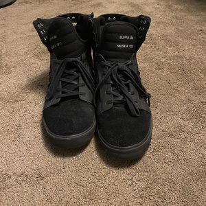 Men’s Supra Shoes all black size 9.5 muska 001